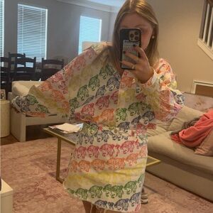 Colorful Tiger Print Shirt and Skirt Set LSU / TIGER GAMEDAY OUTFIT